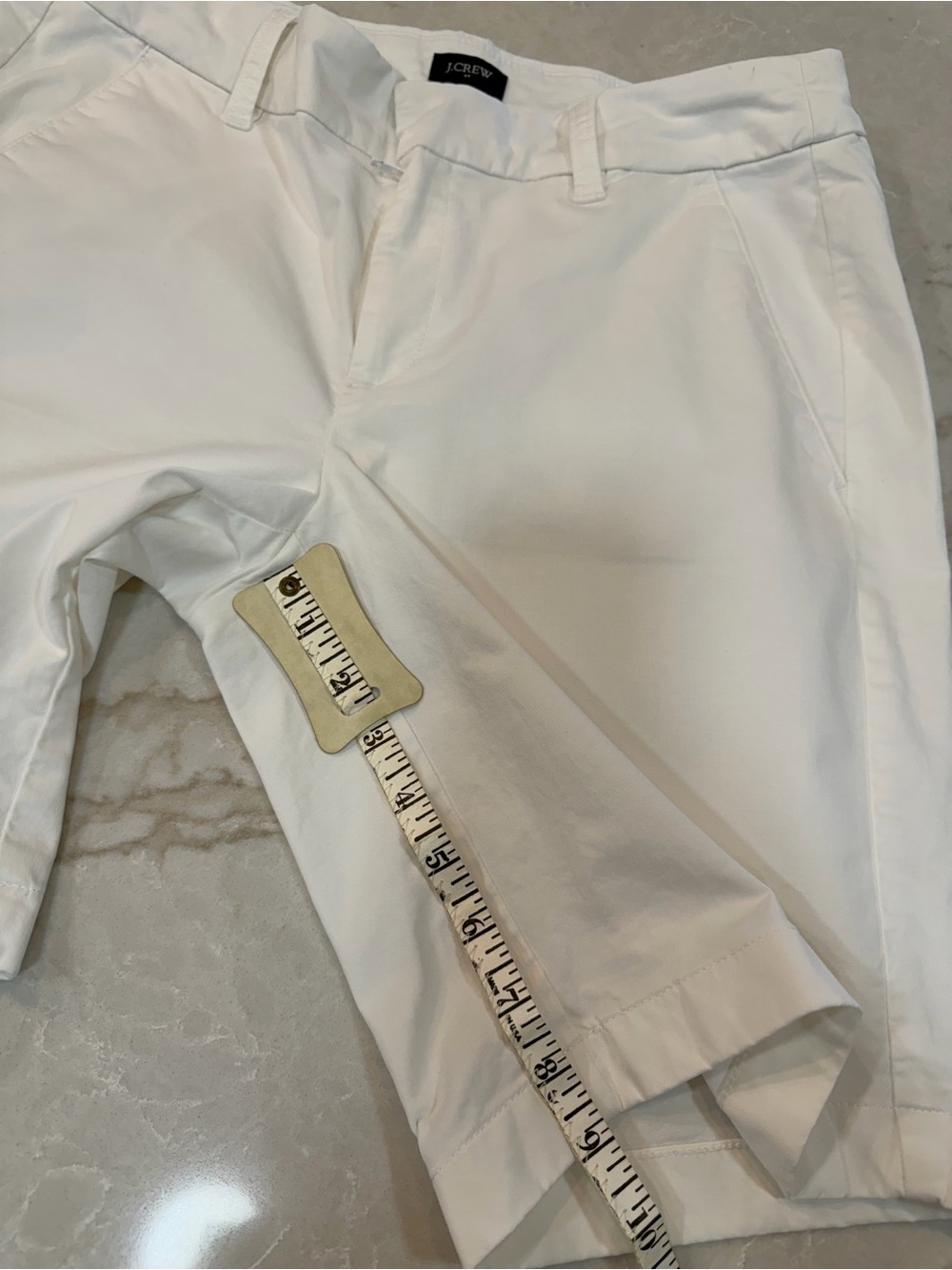 J. Crew White Women Frankie chino short - Picture 3 of 5